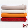 Bufanda larga de lana de pashmina multicolor de color liso